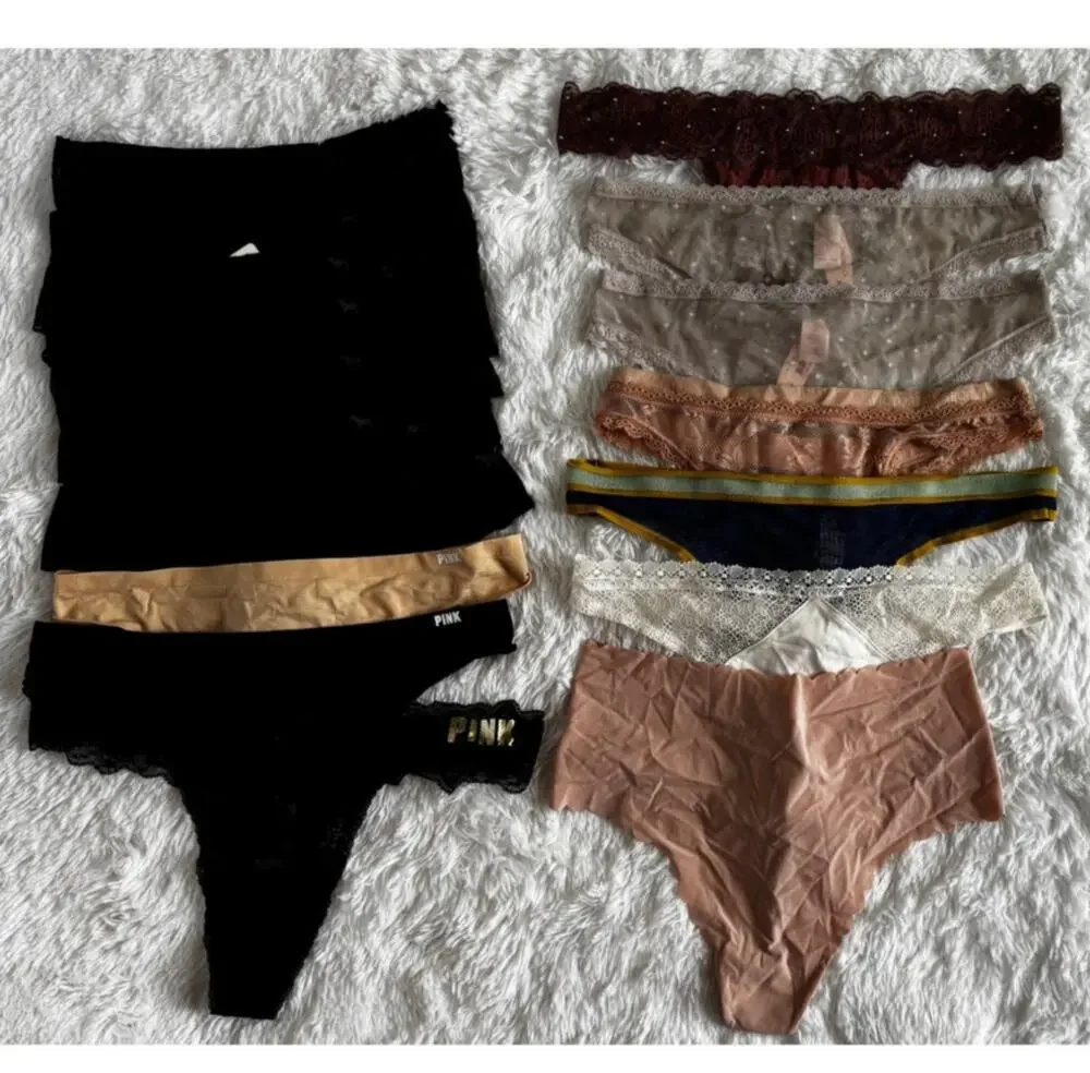 Victoria’s Secret NWT Panty Lot 17 Pairs Size Large New With Tags lot 3